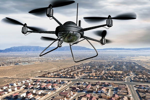drones for aerial surveillance